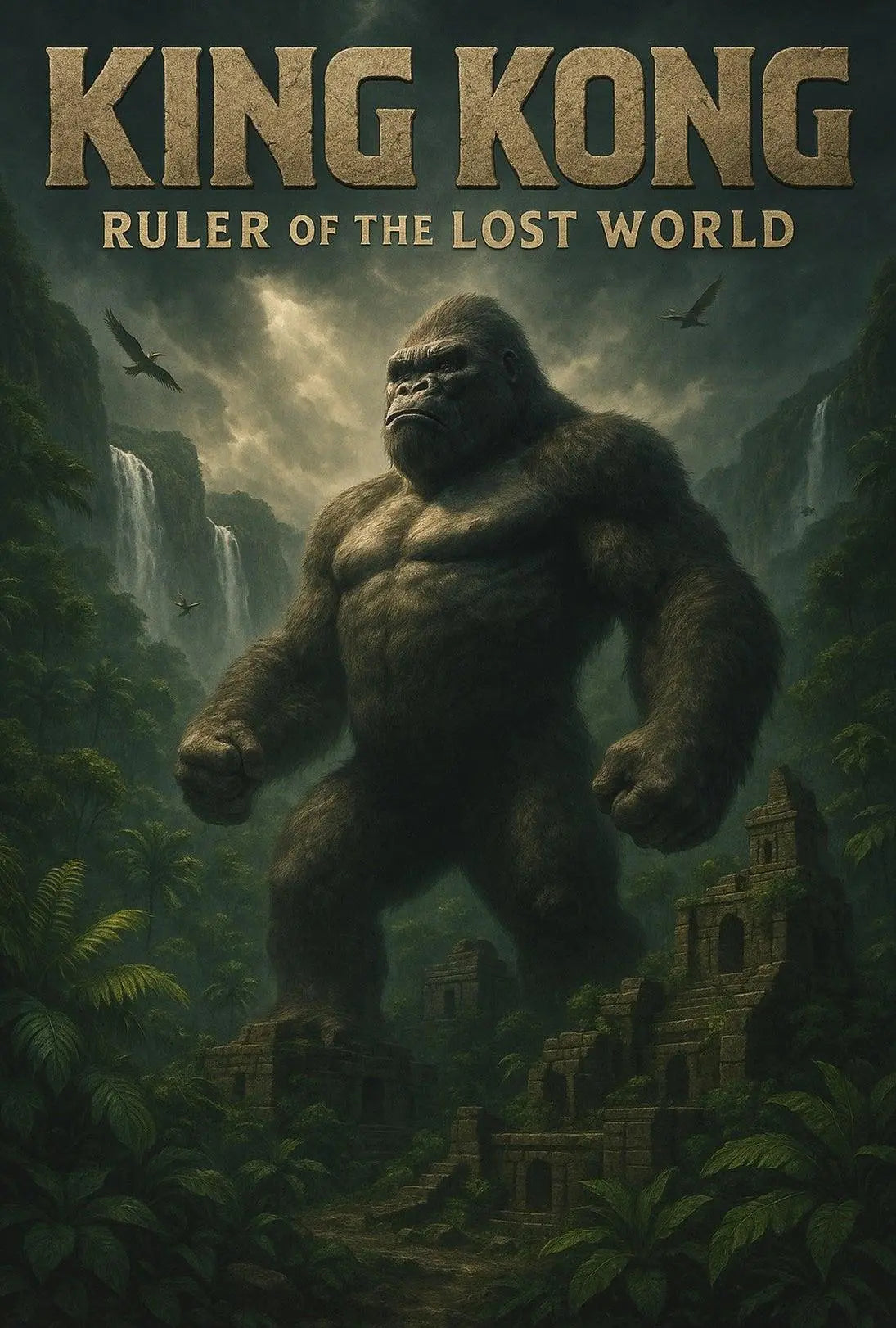 King Kong Ruler of the Lost World Animal Poster PosterGoat