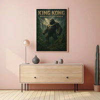 King Kong Ruler of the Lost World Animal Poster PosterGoat