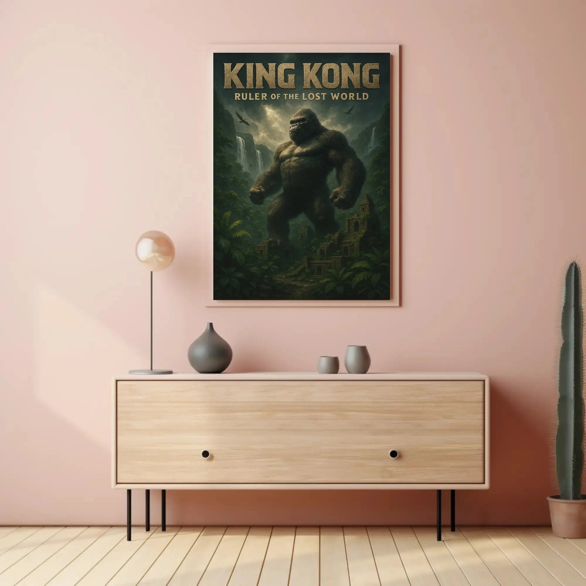 King Kong Ruler of the Lost World Animal Poster PosterGoat