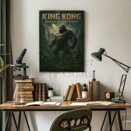 King Kong Ruler of the Lost World Animal Poster PosterGoat