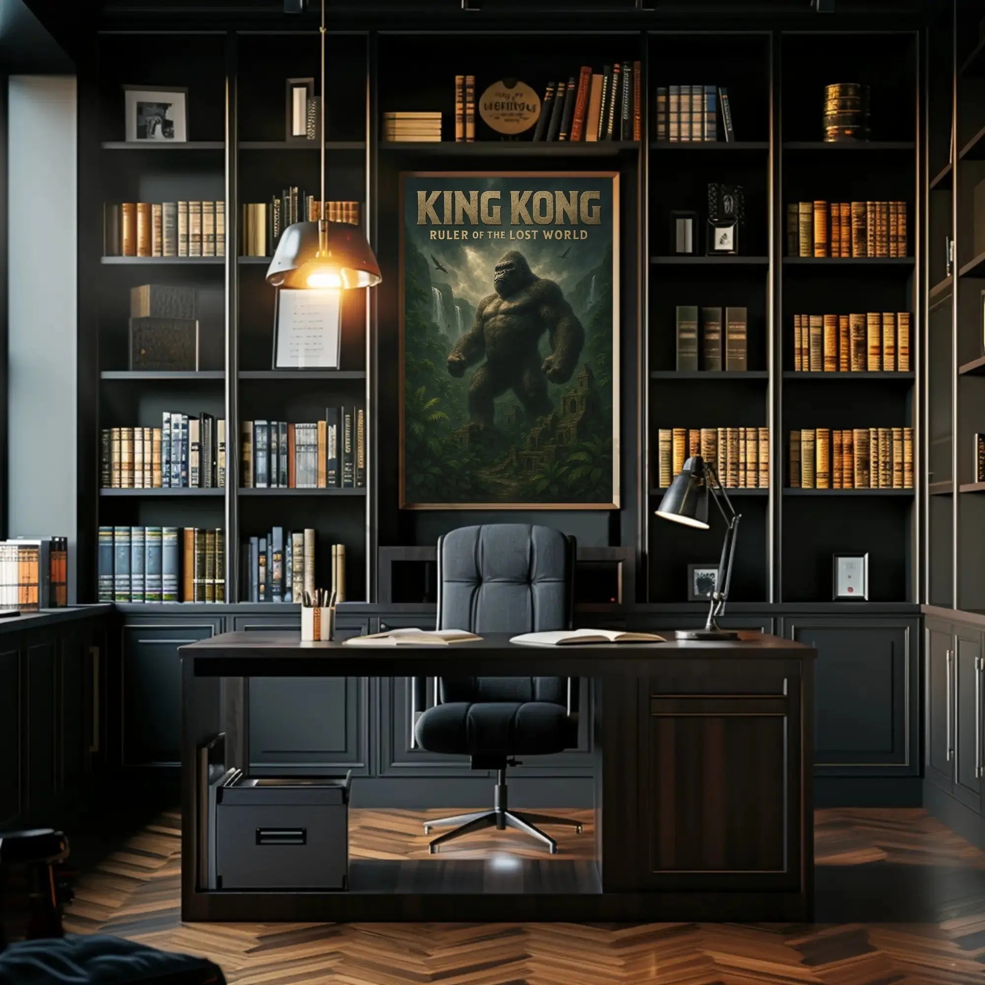 King Kong Ruler of the Lost World Animal Poster PosterGoat