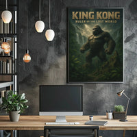 King Kong Ruler of the Lost World Animal Poster PosterGoat