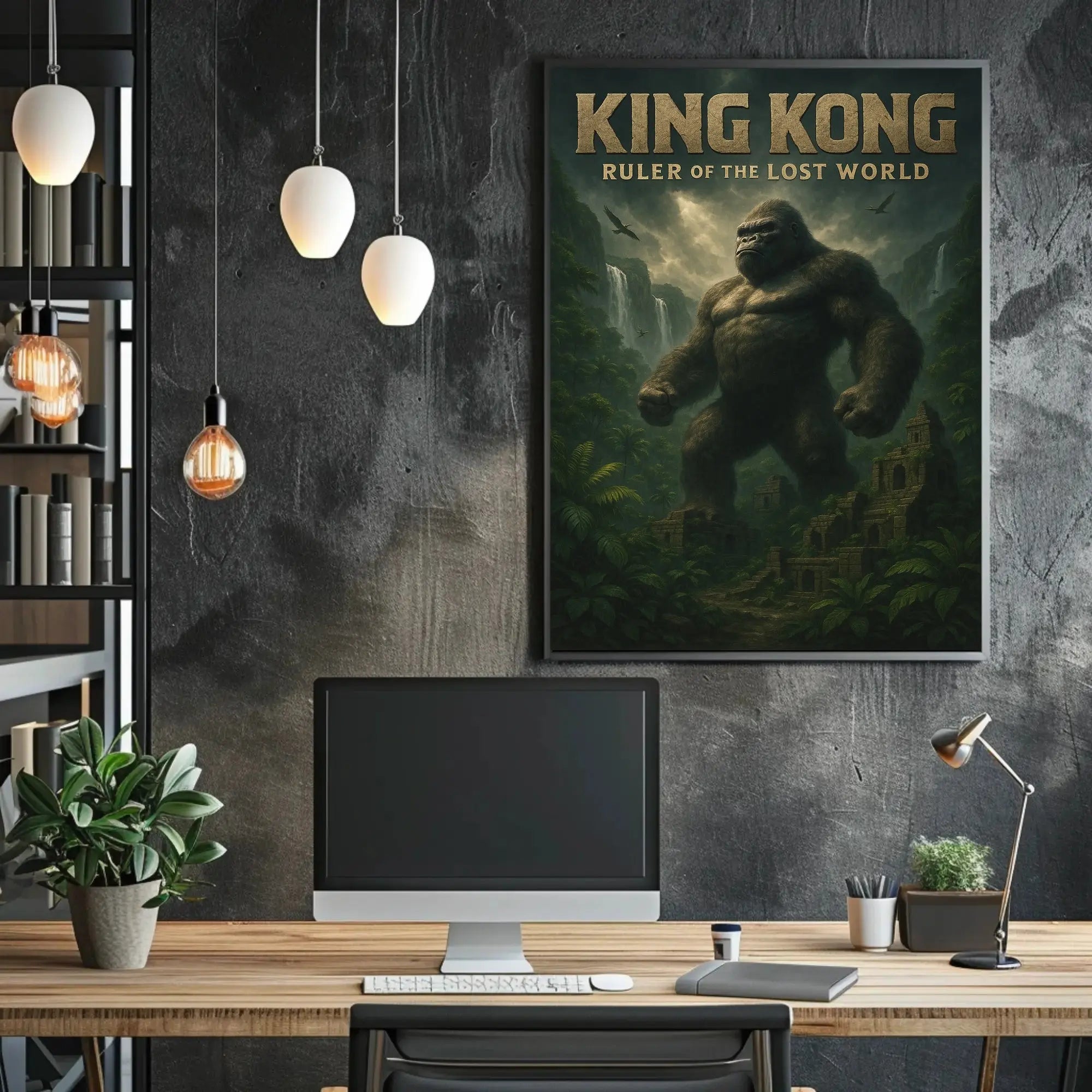King Kong Ruler of the Lost World Animal Poster PosterGoat