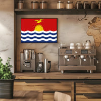Kiribati National Flag Symbolism Art Print Country Flag Poster PosterGoat