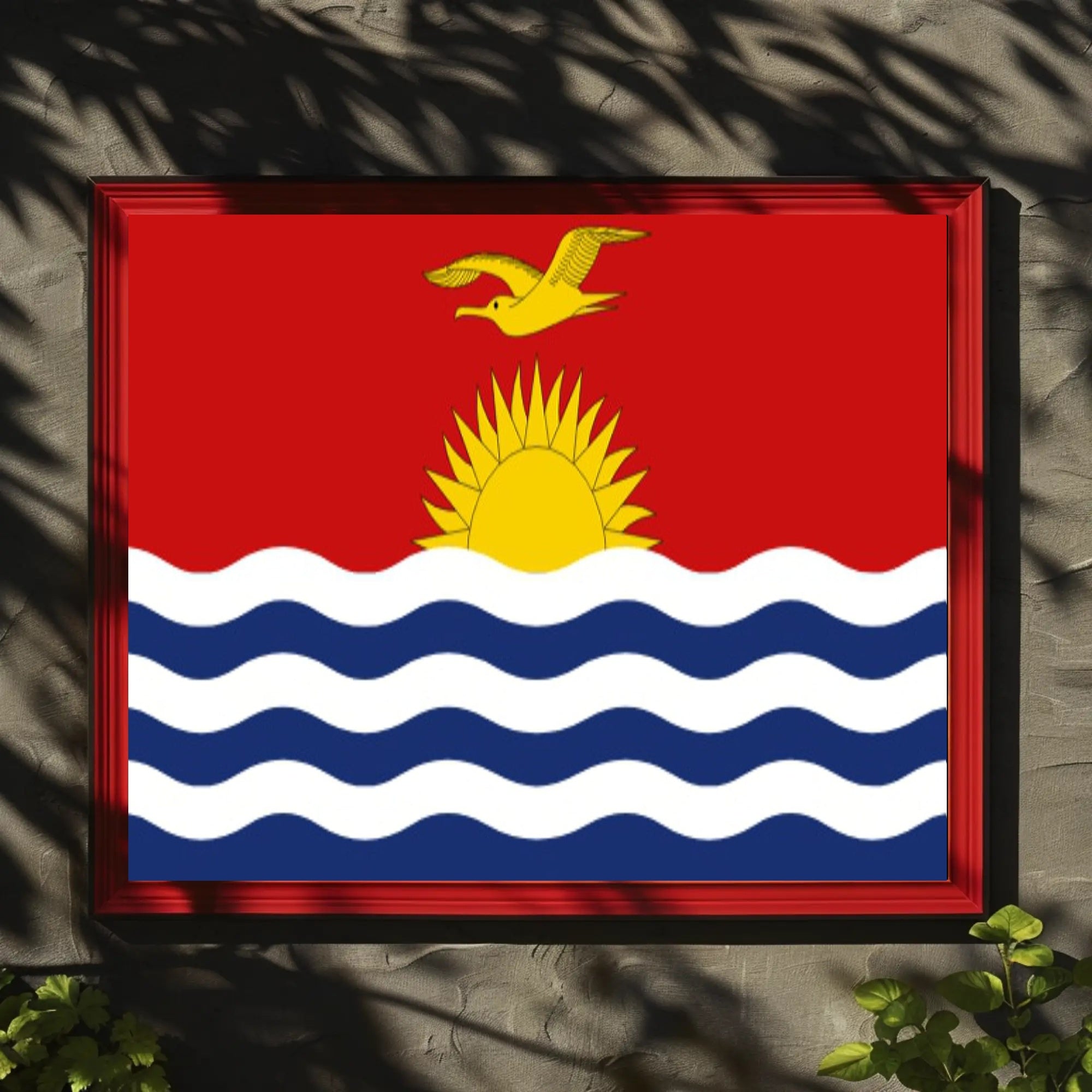 Kiribati National Flag Symbolism Art Print Country Flag Poster PosterGoat