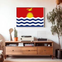 Kiribati National Flag Symbolism Art Print Country Flag Poster PosterGoat