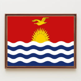 Kiribati National Flag Symbolism Art Print Country Flag Poster PosterGoat