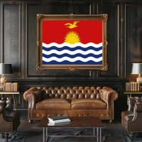 Kiribati National Flag Symbolism Art Print Country Flag Poster PosterGoat