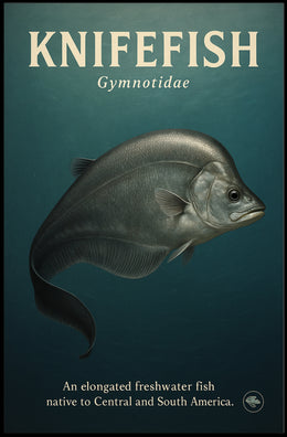 Knifefish Gymnotidae Wall Art Print PosterGoat