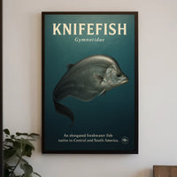 Knifefish Gymnotidae Wall Art Print PosterGoat