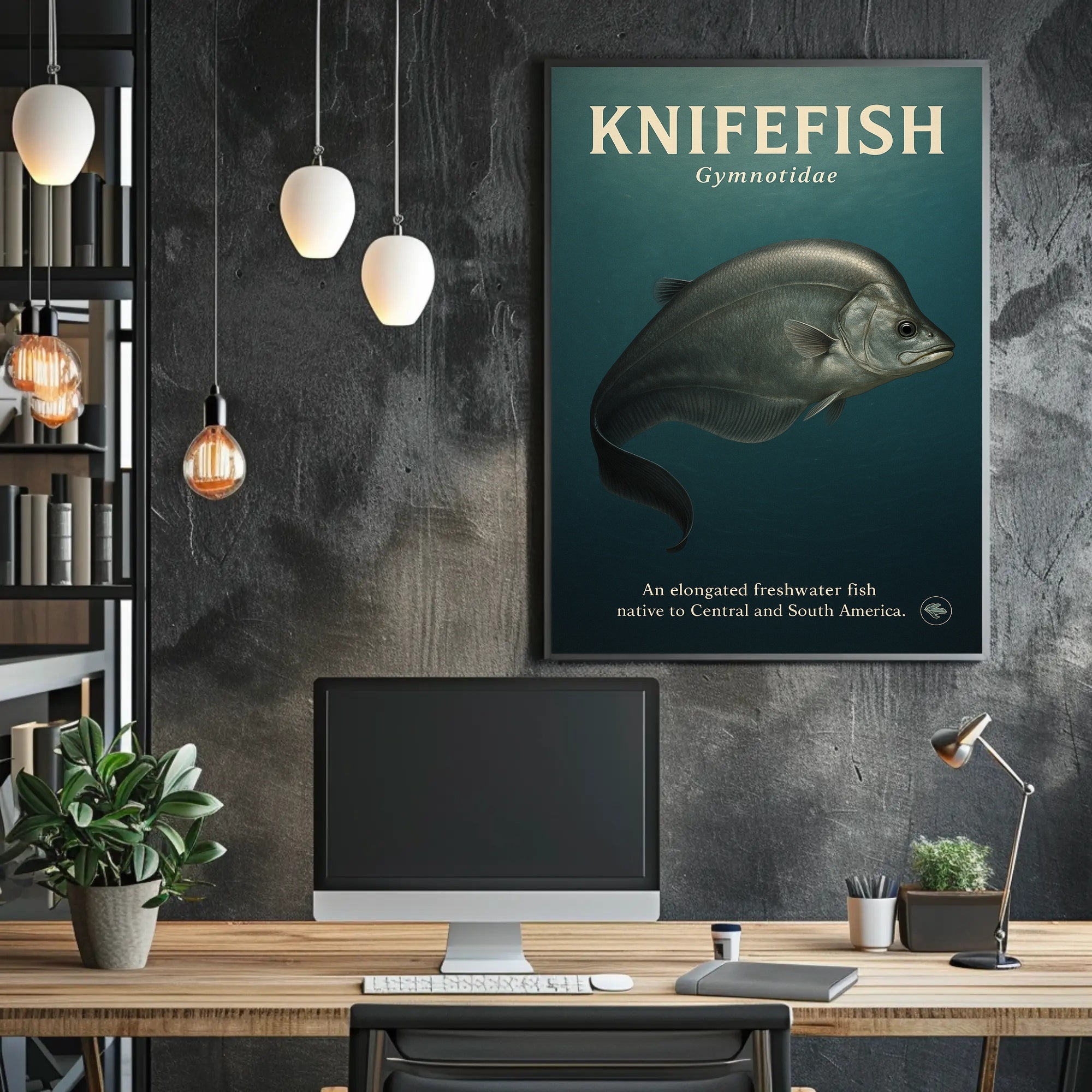 Knifefish Gymnotidae Wall Art Print PosterGoat
