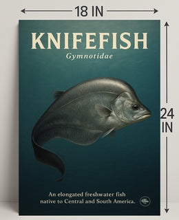 Knifefish Gymnotidae Wall Art Print PosterGoat