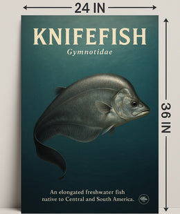 Knifefish Gymnotidae Wall Art Print PosterGoat