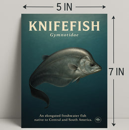 Knifefish Gymnotidae Wall Art Print PosterGoat