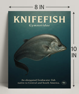 Knifefish Gymnotidae Wall Art Print PosterGoat