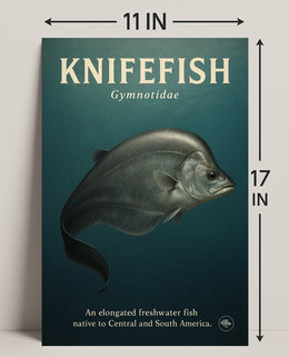 Knifefish Gymnotidae Wall Art Print PosterGoat