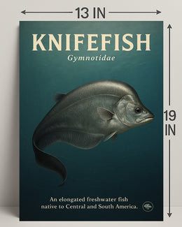 Knifefish Gymnotidae Wall Art Print PosterGoat