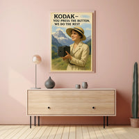 Kodak Vintage Camera Advertisement Early 20th Century Poster PosterGoat