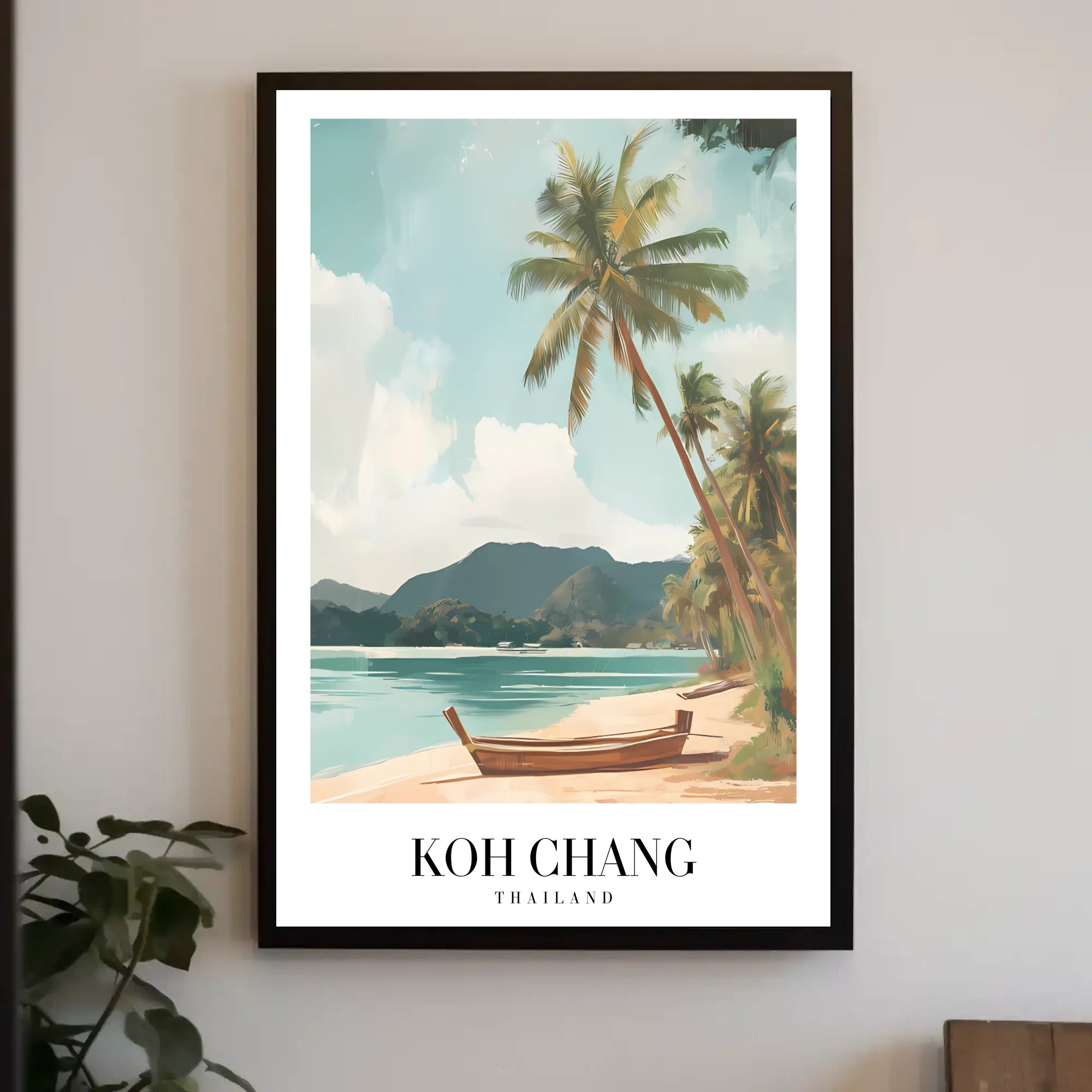 Koh Chang Vintage Travel Poster PosterGoat