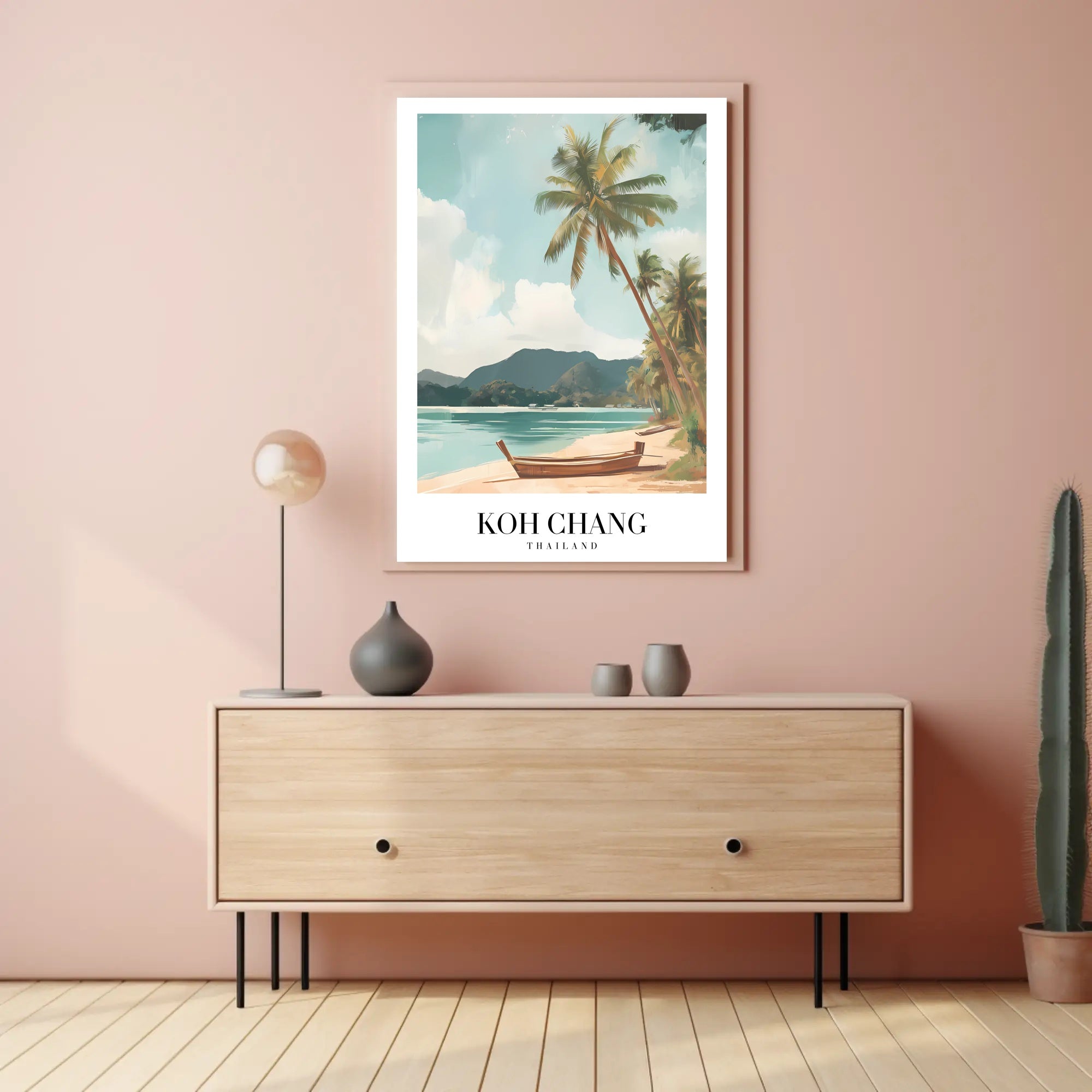 Koh Chang Vintage Travel Poster PosterGoat