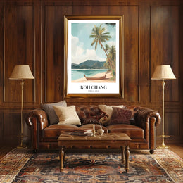Koh Chang Vintage Travel Poster PosterGoat