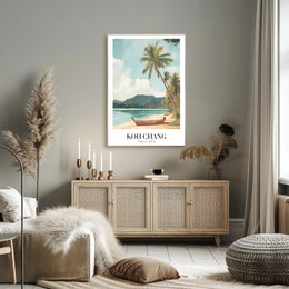Koh Chang Vintage Travel Poster PosterGoat