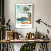 Koh Chang Vintage Travel Poster PosterGoat