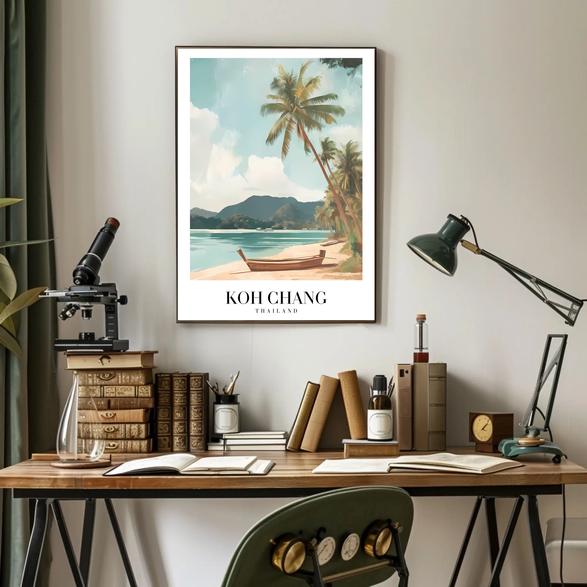 Koh Chang Vintage Travel Poster PosterGoat
