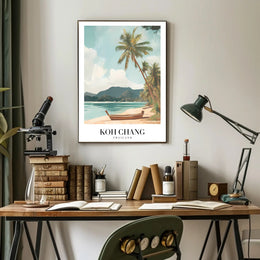 Koh Chang Vintage Travel Poster PosterGoat