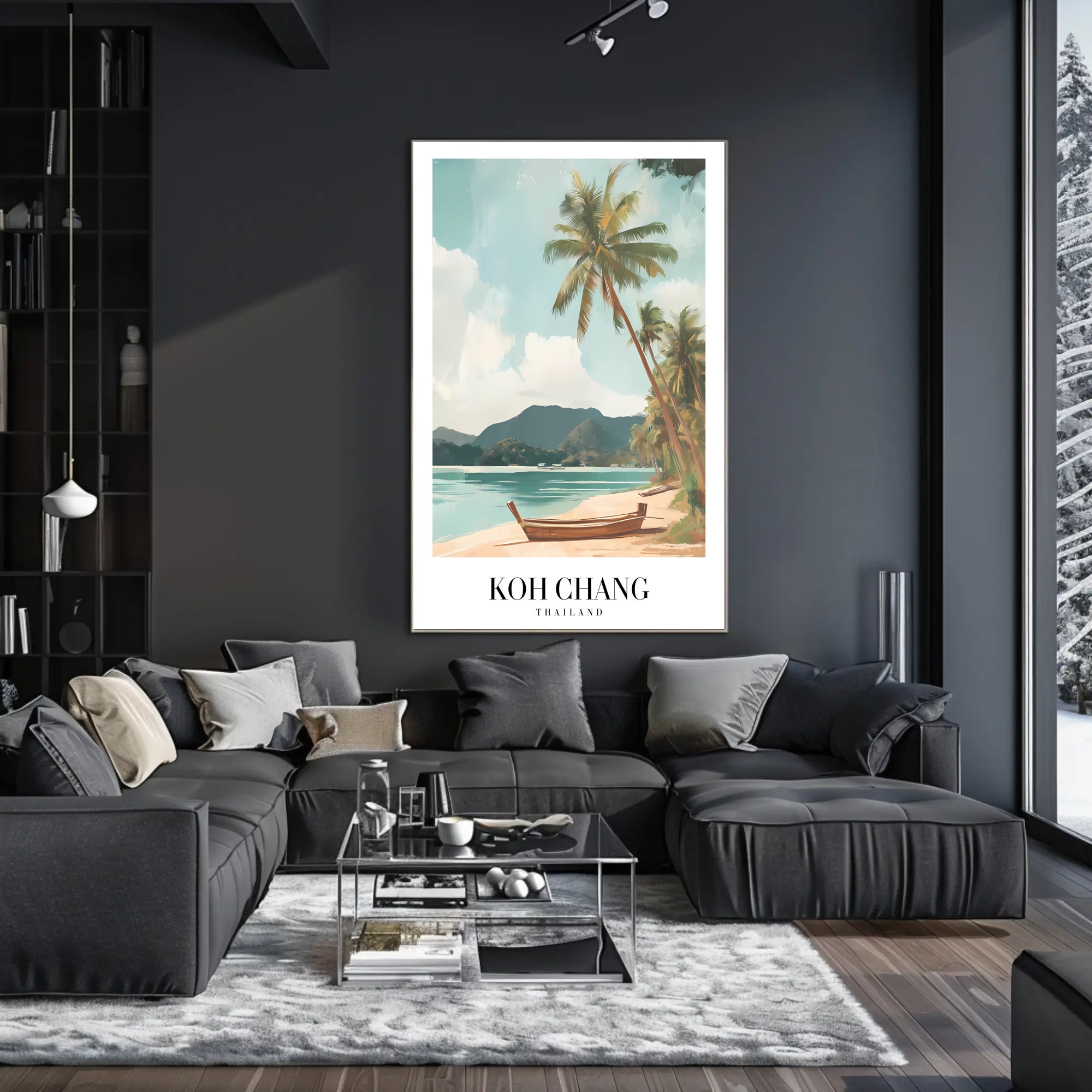 Koh Chang Vintage Travel Poster PosterGoat