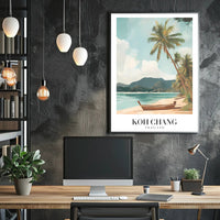 Koh Chang Vintage Travel Poster PosterGoat