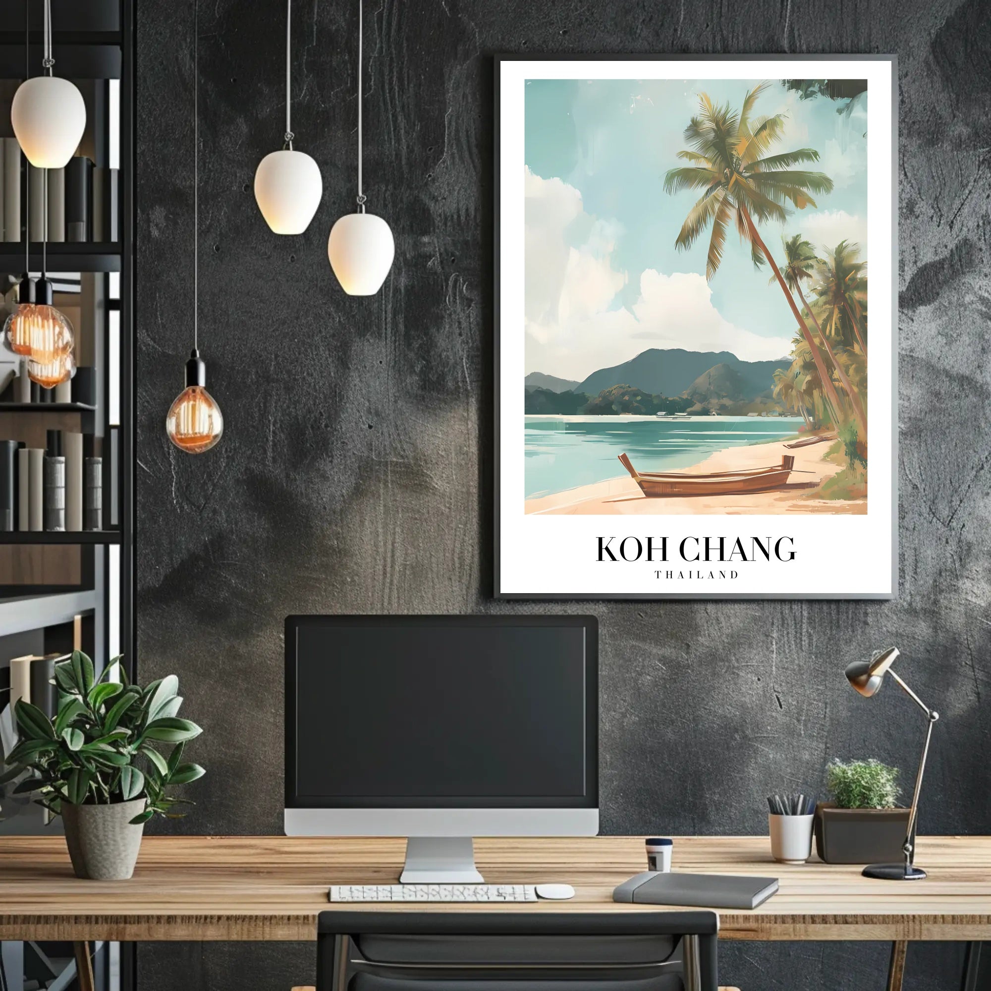 Koh Chang Vintage Travel Poster PosterGoat