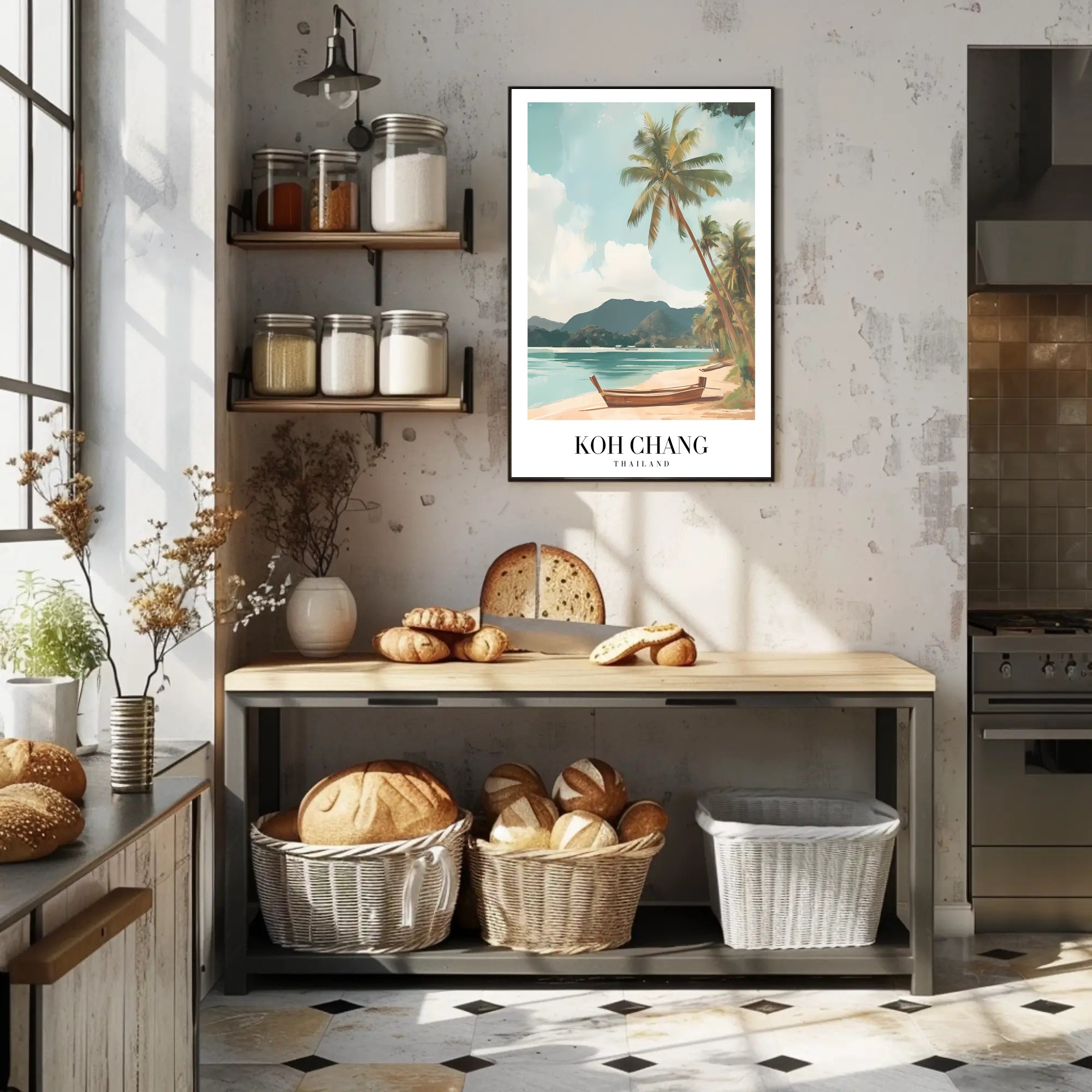 Koh Chang Vintage Travel Poster PosterGoat
