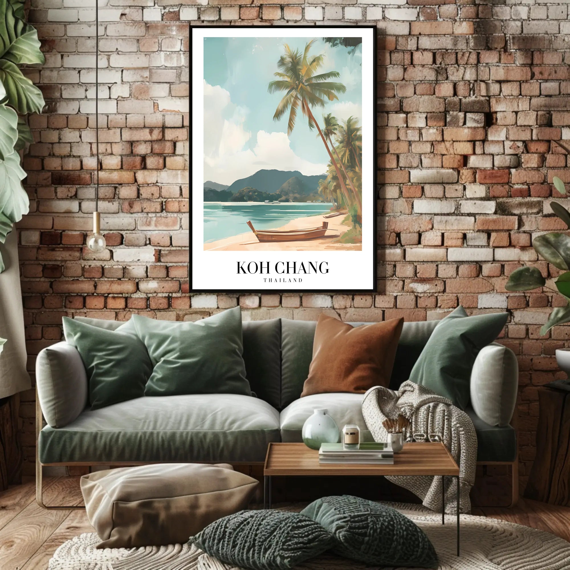 Koh Chang Vintage Travel Poster PosterGoat