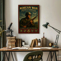 Korean War Echoes of Conflict Tribute Poster PosterGoat