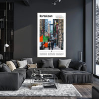 Koreatown Manhattan Urban Scene Cultural or Heritage Poster PosterGoat