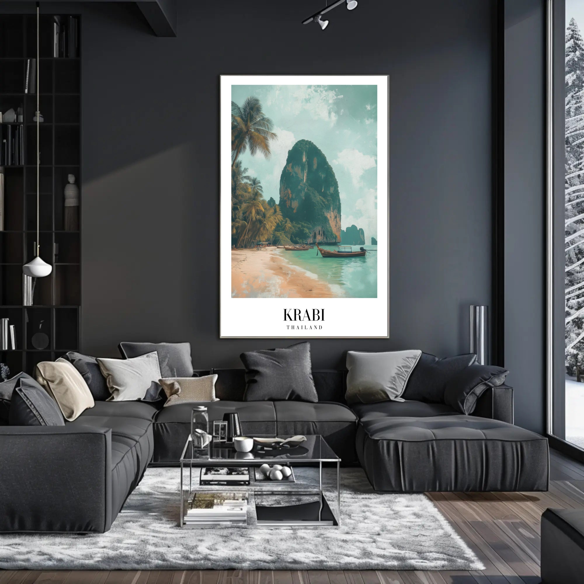 Krabi Thailand Scenic View Travel Poster PosterGoat
