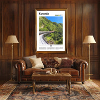Kuranda Scenic Adventure Travel Poster PosterGoat