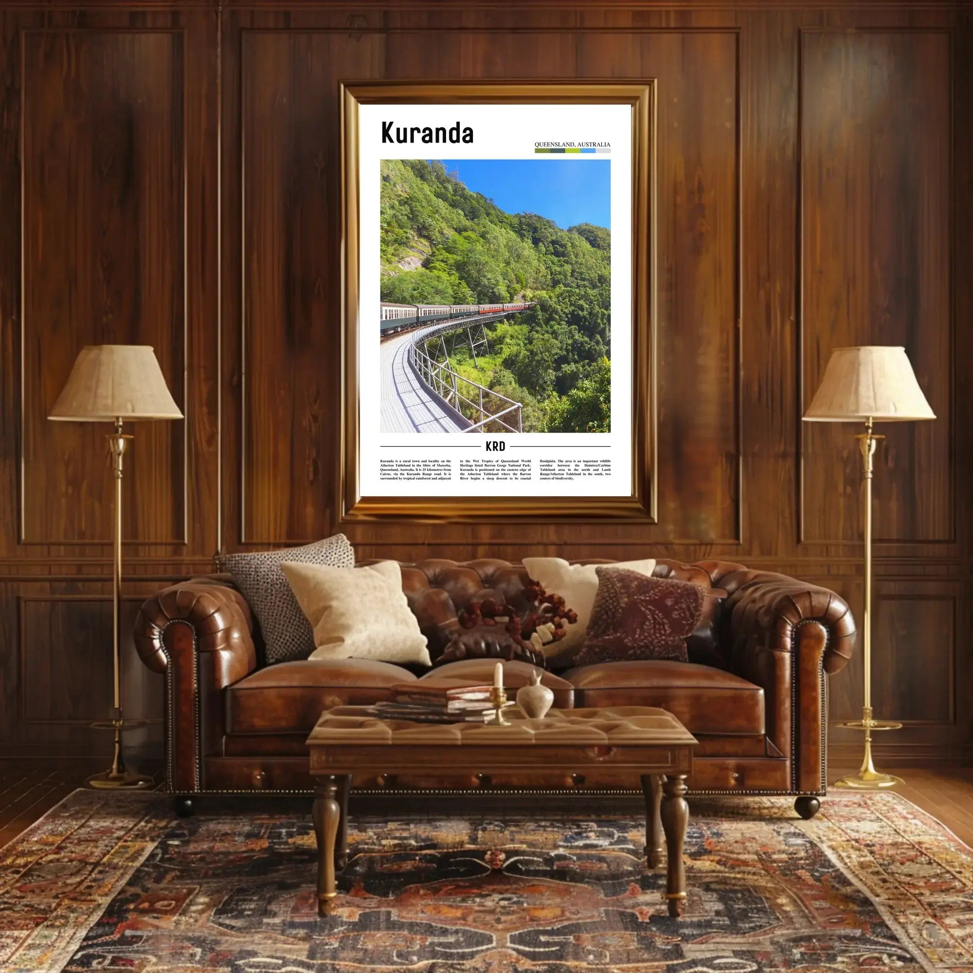 Kuranda Scenic Adventure Travel Poster PosterGoat