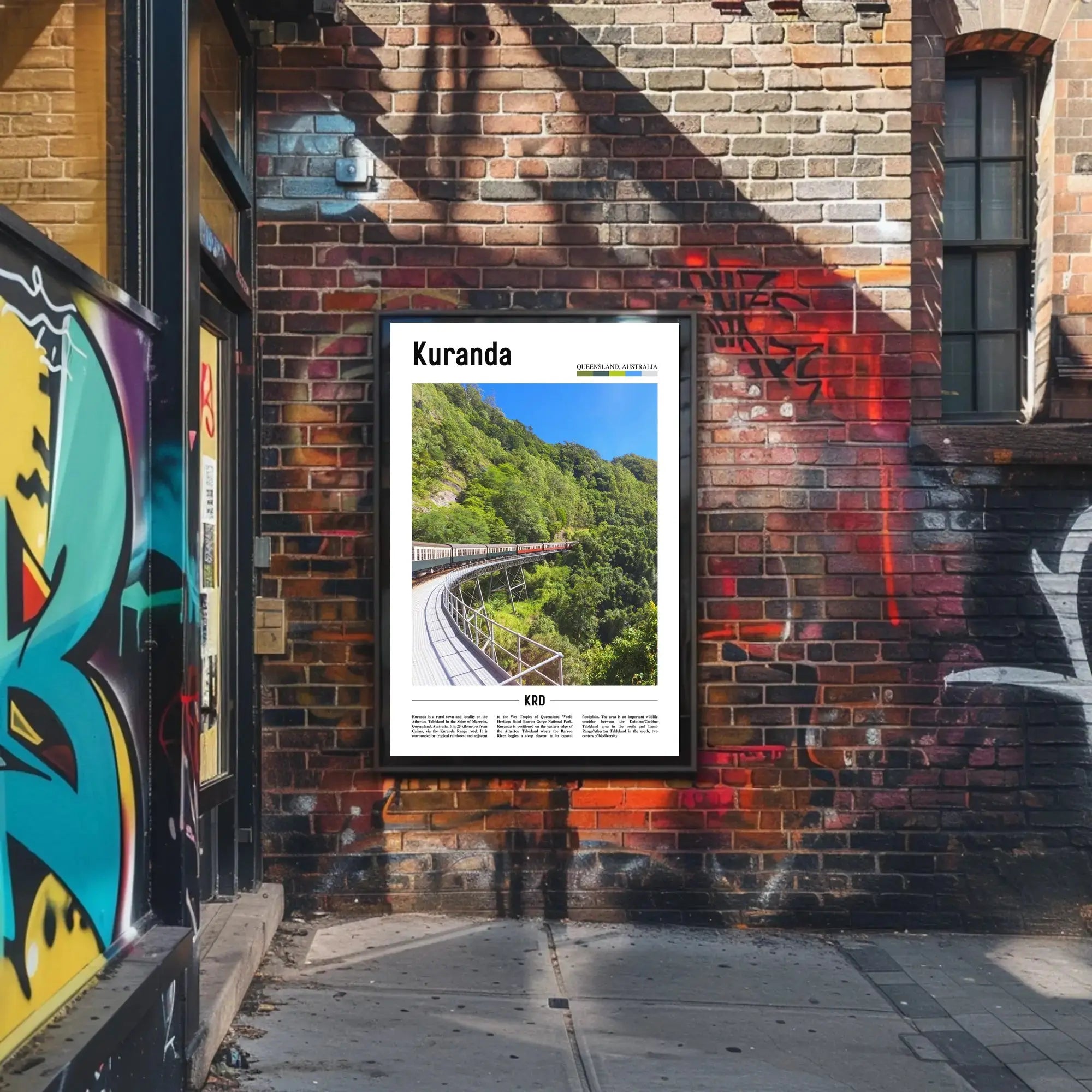 Kuranda Scenic Adventure Travel Poster PosterGoat