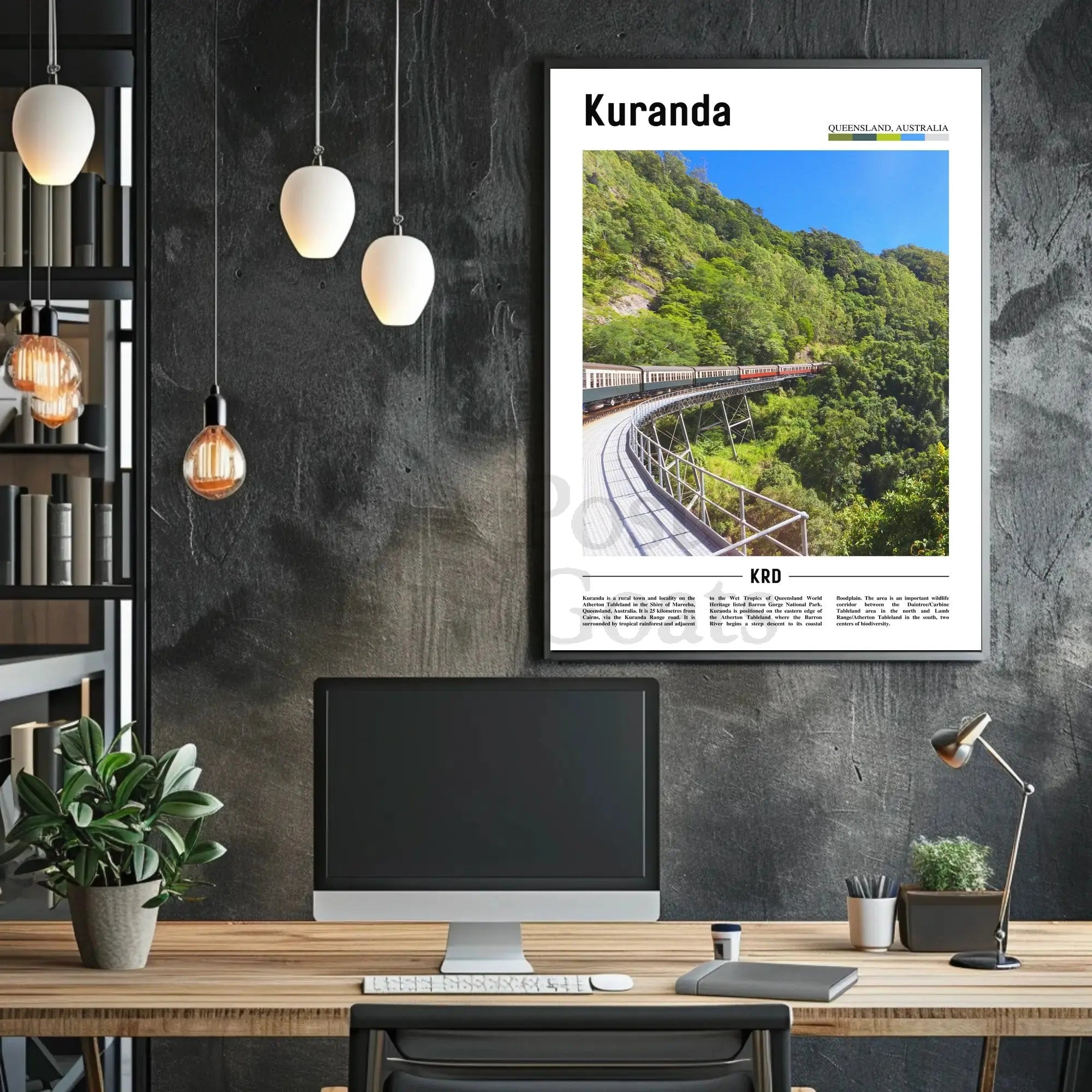 Kuranda Scenic Adventure Travel Poster PosterGoat