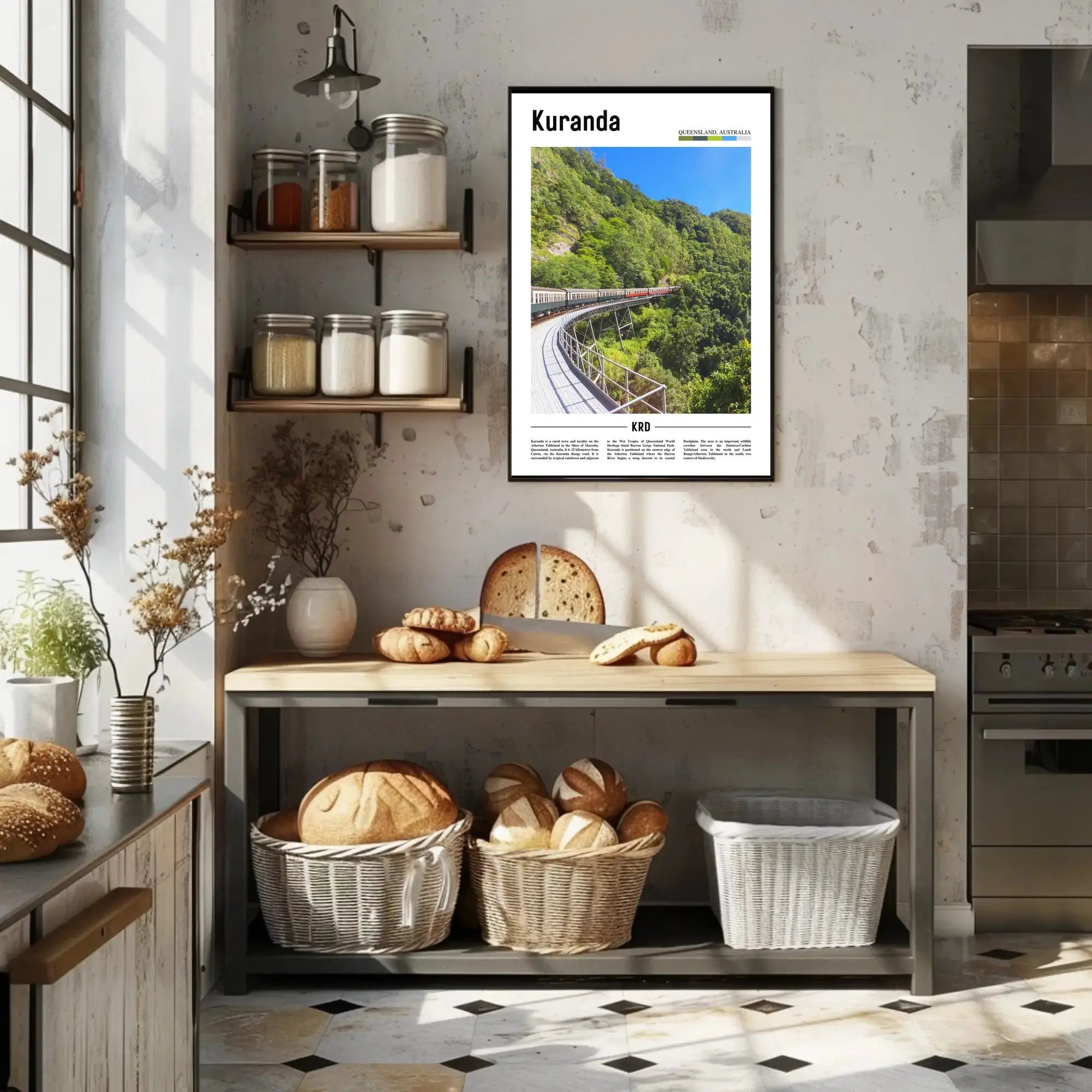 Kuranda Scenic Adventure Travel Poster PosterGoat