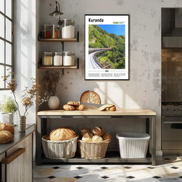 Kuranda Scenic Adventure Travel Poster PosterGoat