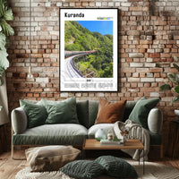 Kuranda Scenic Adventure Travel Poster PosterGoat
