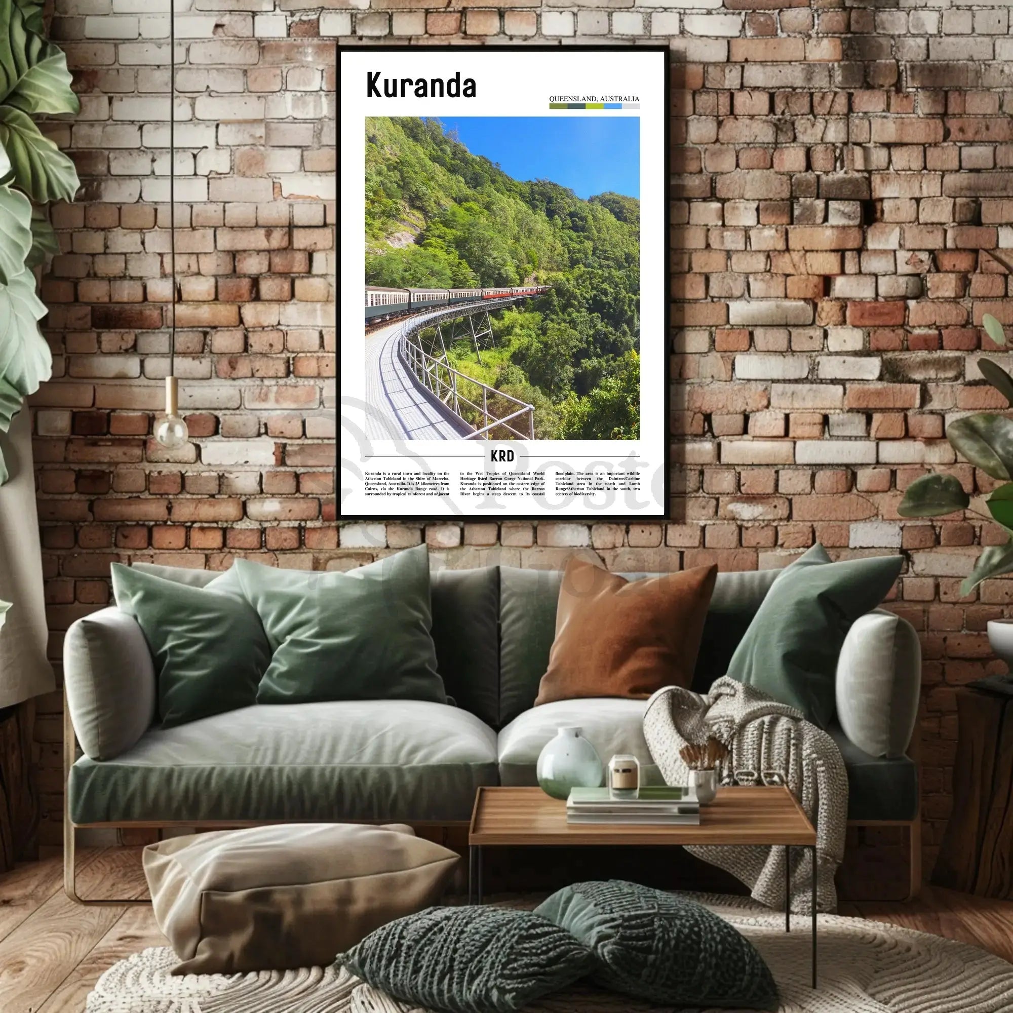 Kuranda Scenic Adventure Travel Poster PosterGoat