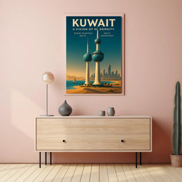 Kuwait A Vision of Modernity Poster PosterGoat