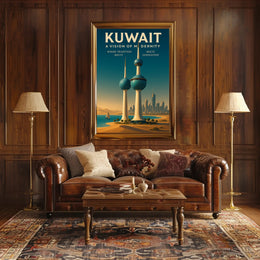 Kuwait A Vision of Modernity Poster PosterGoat