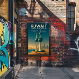 Kuwait A Vision of Modernity Poster PosterGoat
