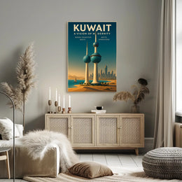 Kuwait A Vision of Modernity Poster PosterGoat