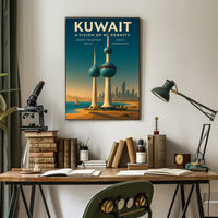Kuwait A Vision of Modernity Poster PosterGoat